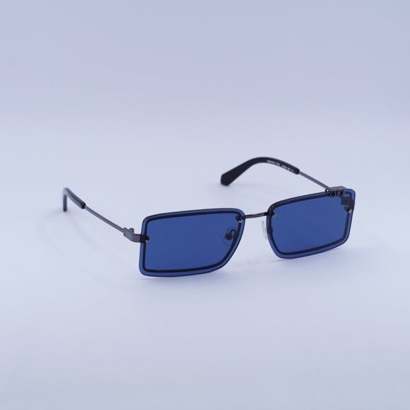 ?️New Off-White OERI13N TAMPA 7745 Sunglasses - Gunmetal Frame, Blue Lenses main image 6